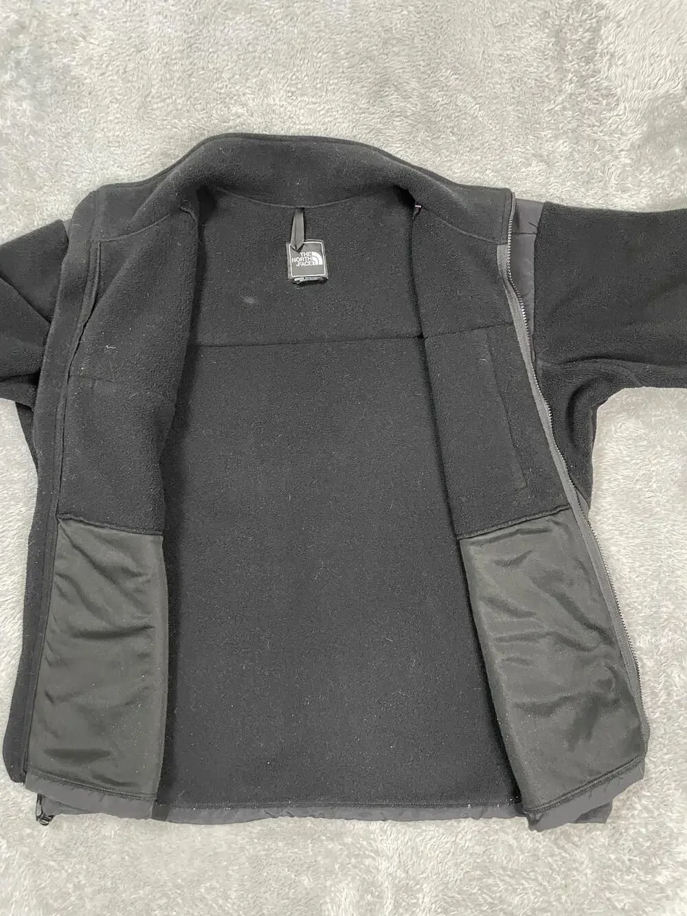 The North Face Denali Jacket Mens XL Black Fleece Polartec Zip Pockets Outdoor